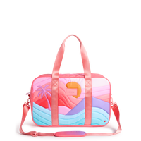 STATE Bags Rockaway Duffle Nylon Puffer Sunset Front View Click to Zoom