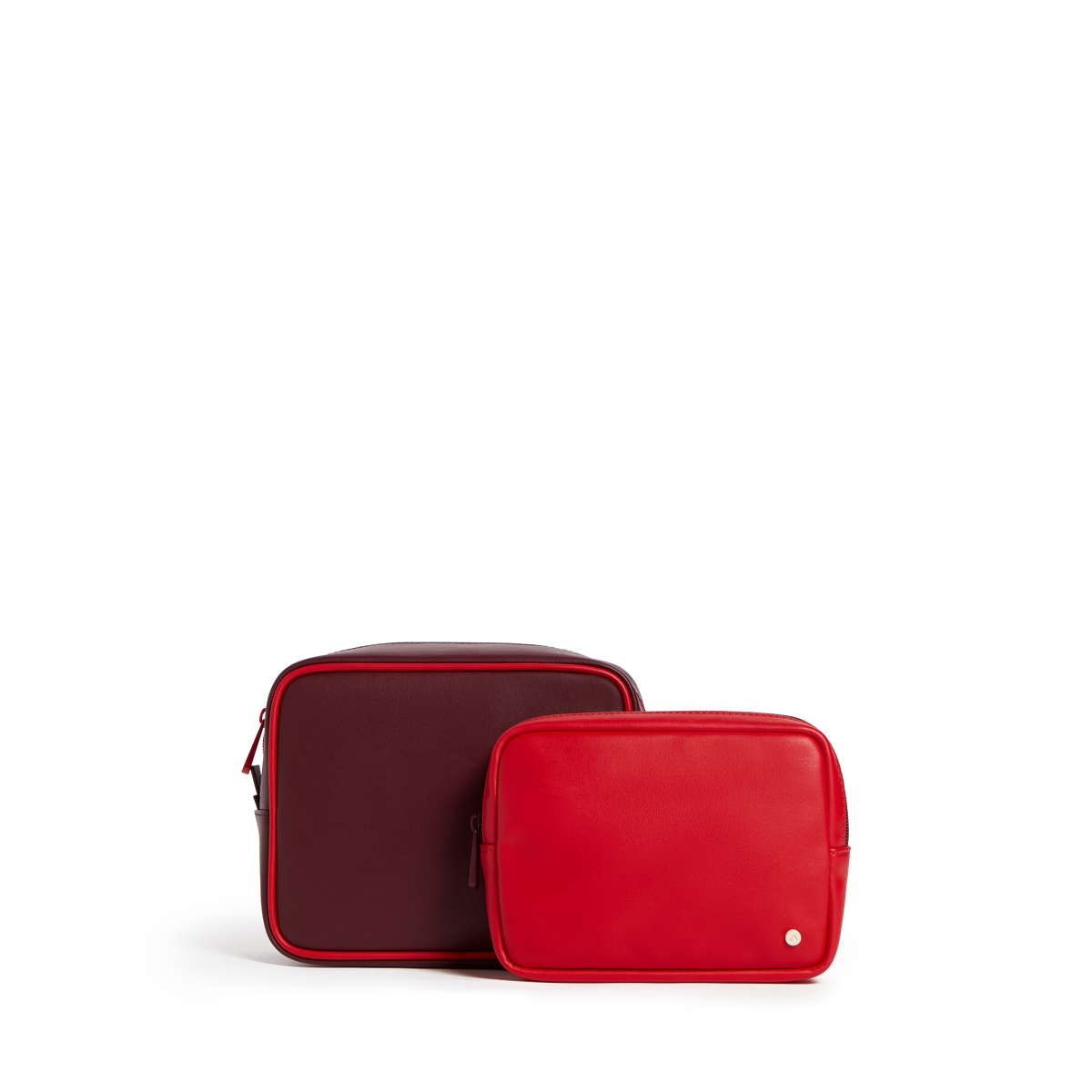 STATE Bags | Travel Pouch Set of Two Vegan Leather Olive