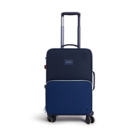 STATE Bags Logan Carry-On Suitcase Tonal Navy Front View Click to Zoom
