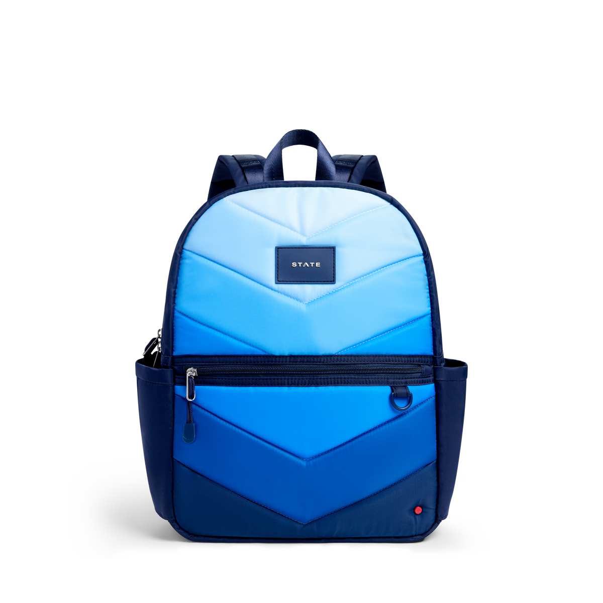 State Kane Backpack Blue Chevron