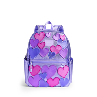 STATE Bags Kane Backpack 3D Hearts Front View Click to Zoom