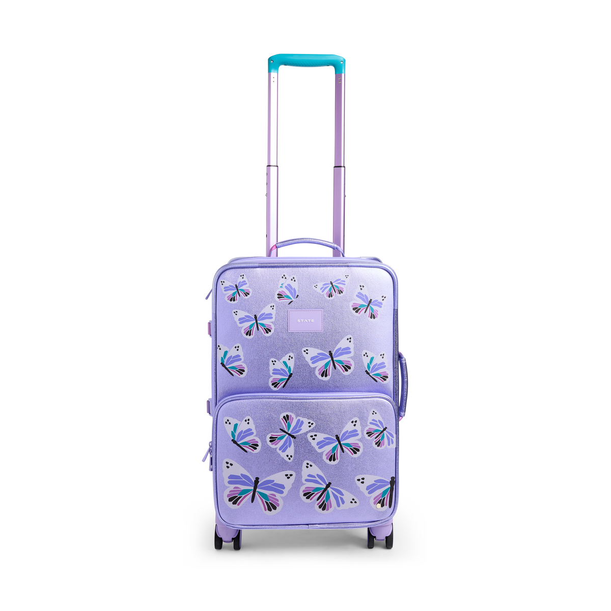 STATE Bags Logan Carry-On Suitcase Butterflies Front View Click to Zoom