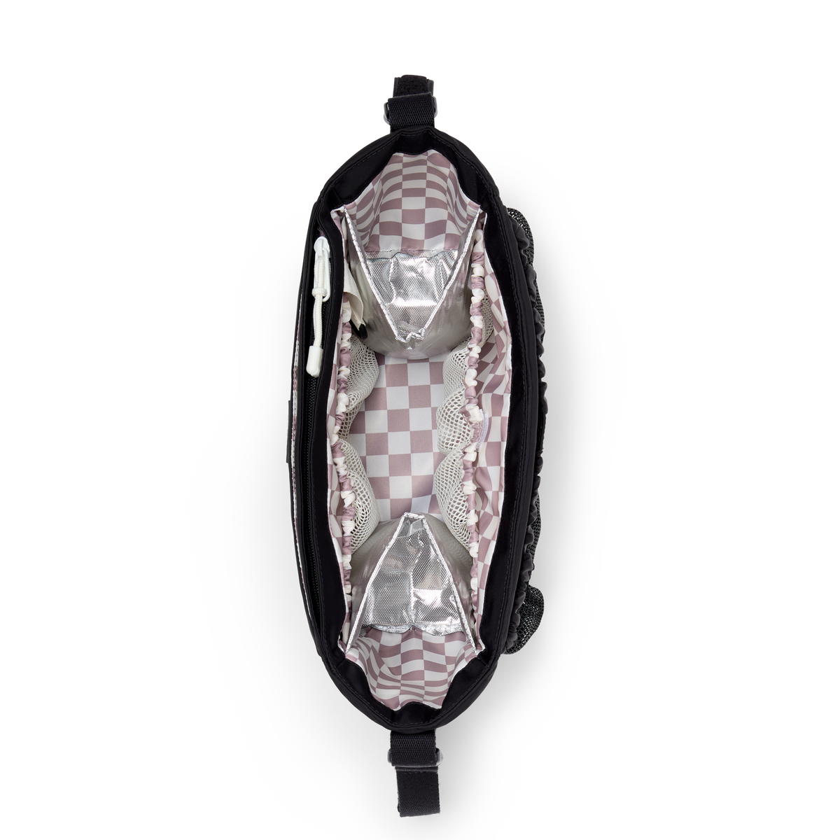 STATE Bags Stroller Organizer Black Overhead Interior View Click to Zoom