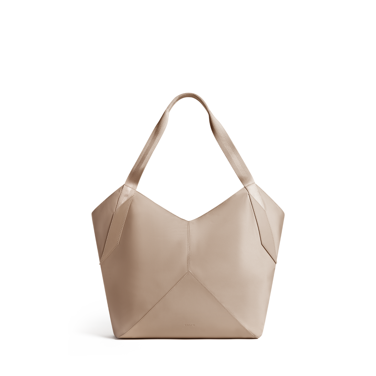 STATE Bags Beverly Tote Sand Front View Click to Zoom