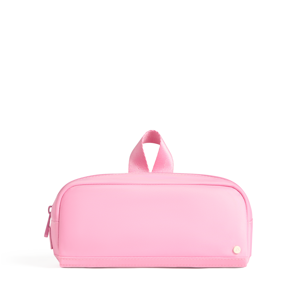 STATE Bags Clinton Pencil Case Metallic Pink Front View Click to Zoom