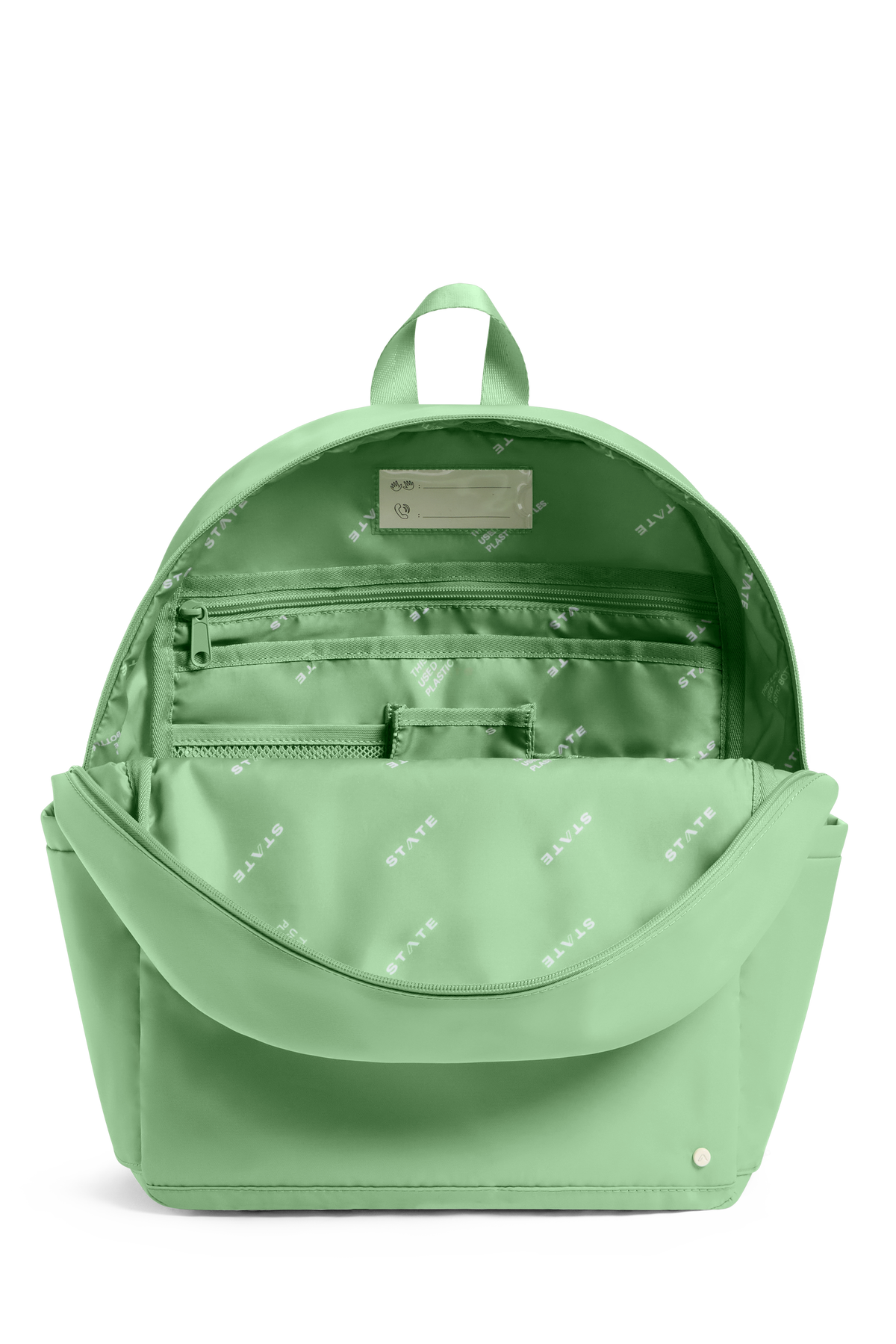 boy london green leather backpack Kane Backpack