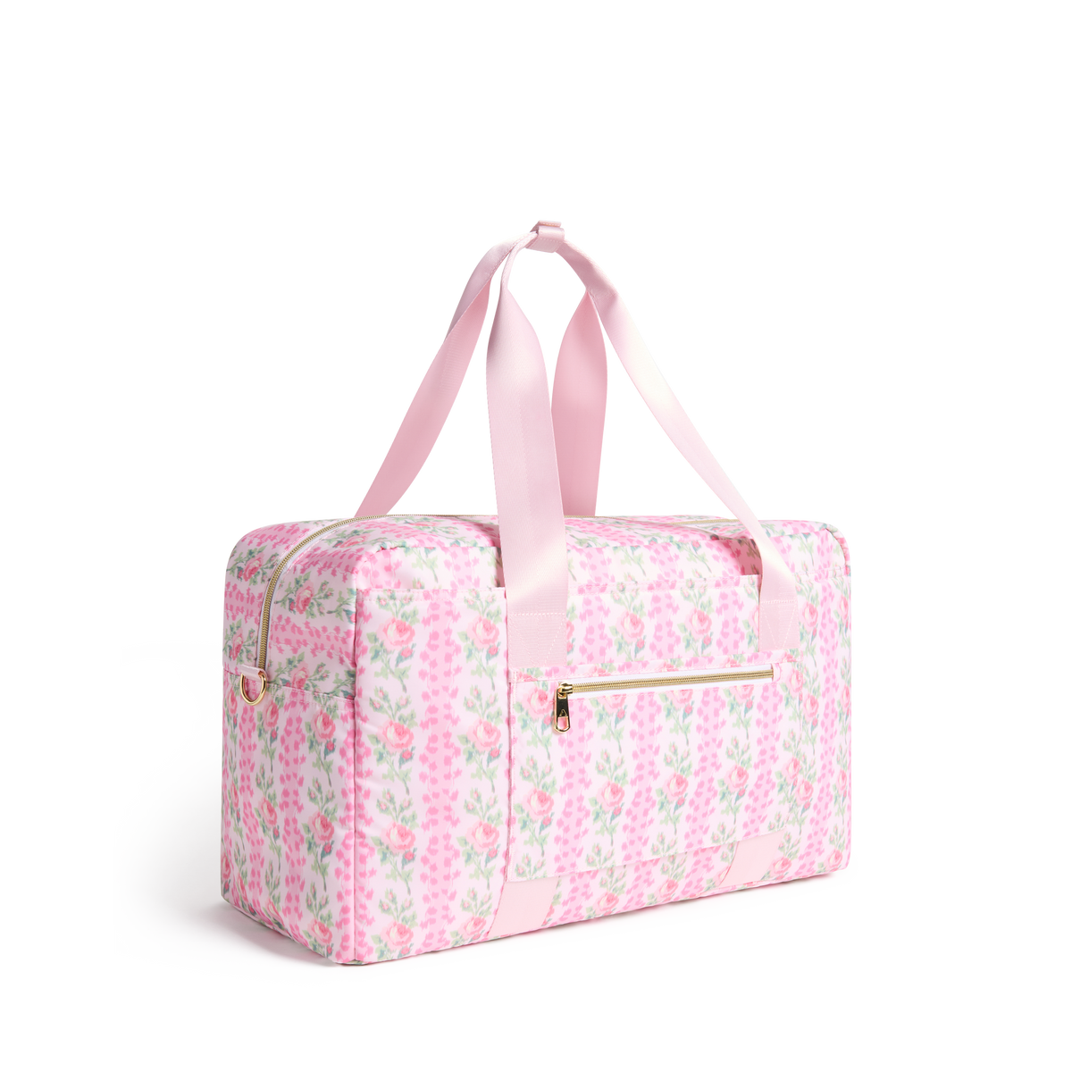 STATE x LoveShackFancy Wellington Weekender Nylon Blooming Heirloom Back View Click to Zoom