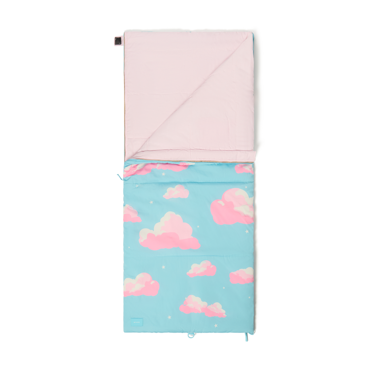 STATE Bags Redwood sleeping bag clouds interior view click to zoom