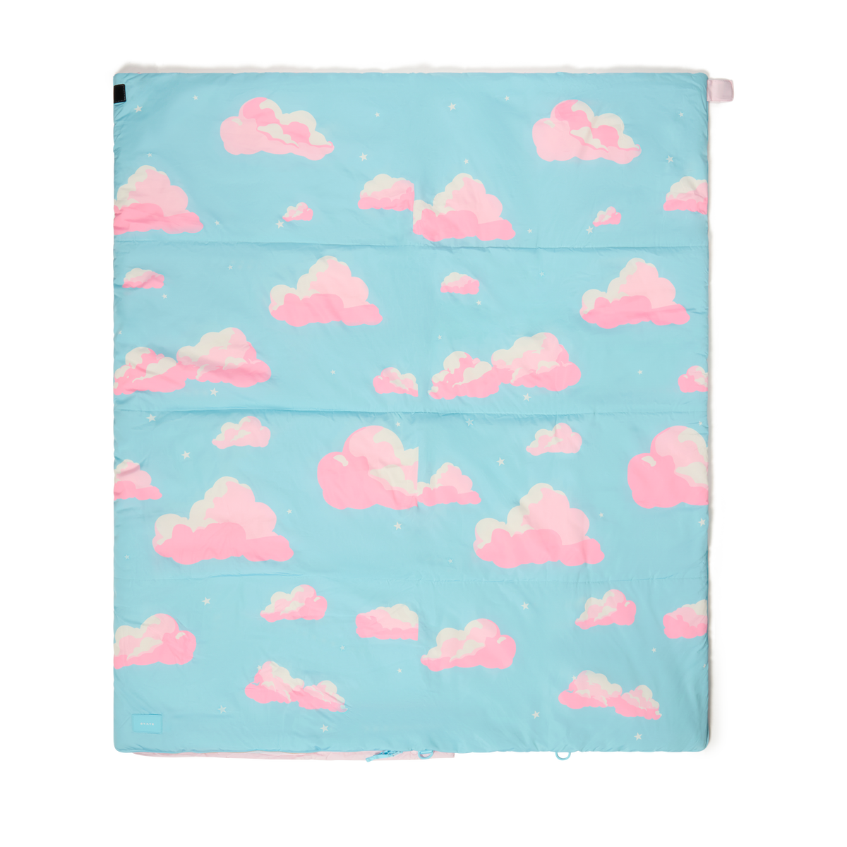 STATE Bags Redwood sleeping bag clouds open view click to zoom
