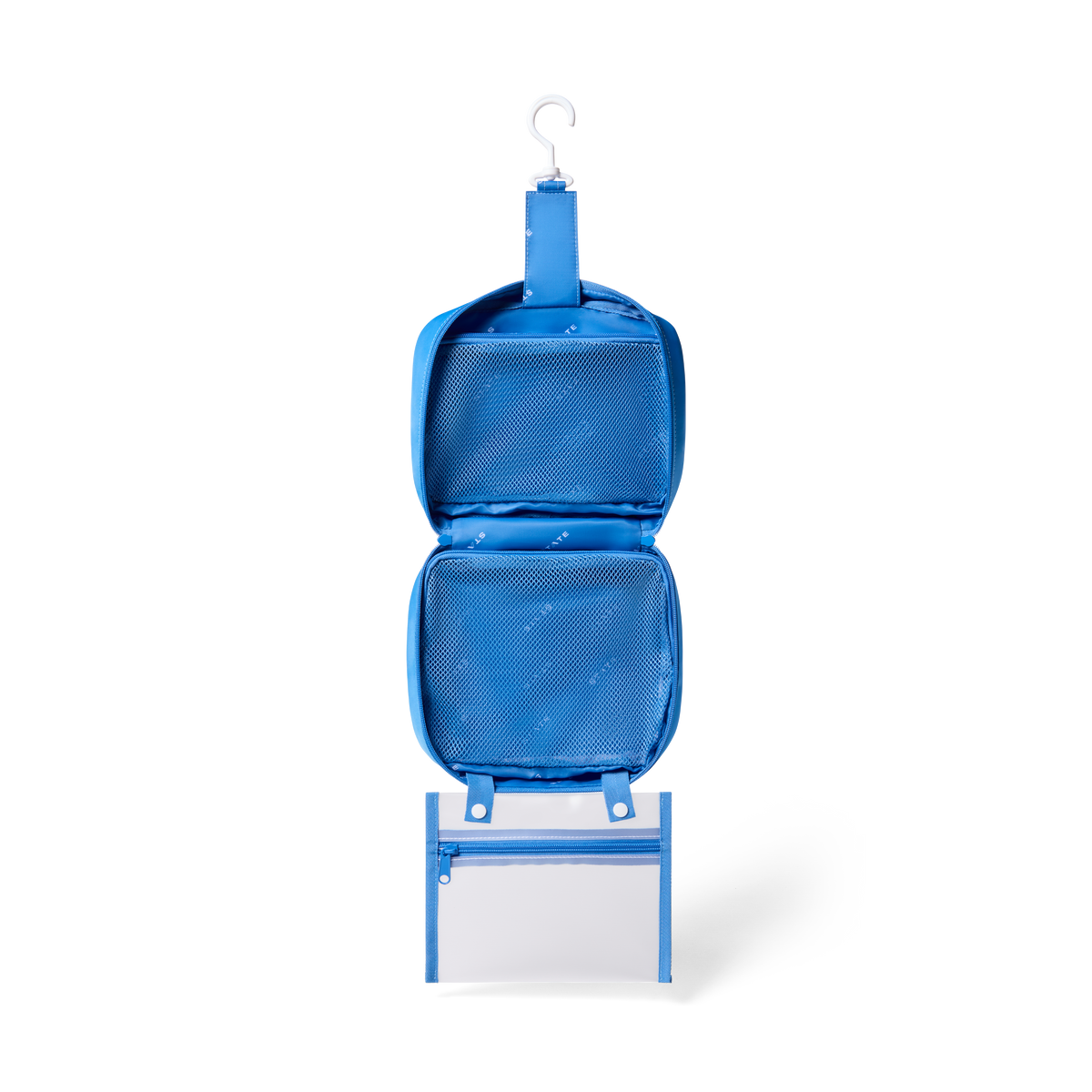 STATE Bags Bensen Toiletry Kit Blue Interior View Click to Zoom