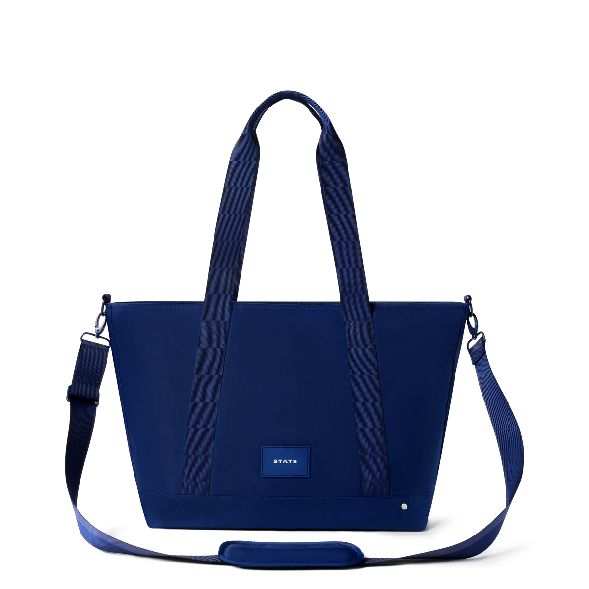 STATE Bags Graham Tote Navy Front View Click to Zoom