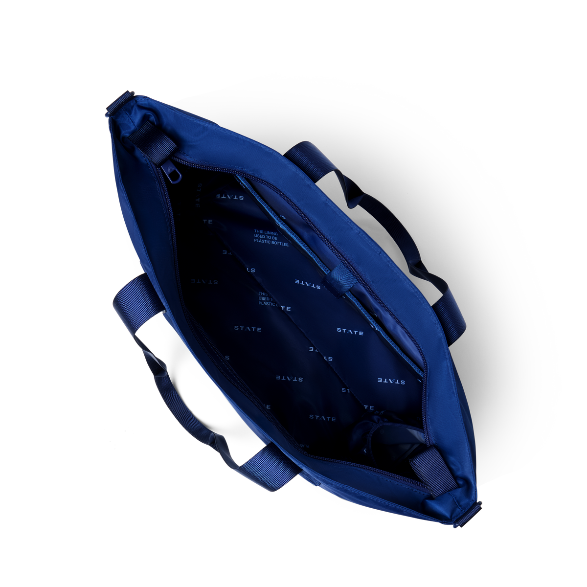 STATE Bags Graham Tote Navy Interior View Click to Zoom