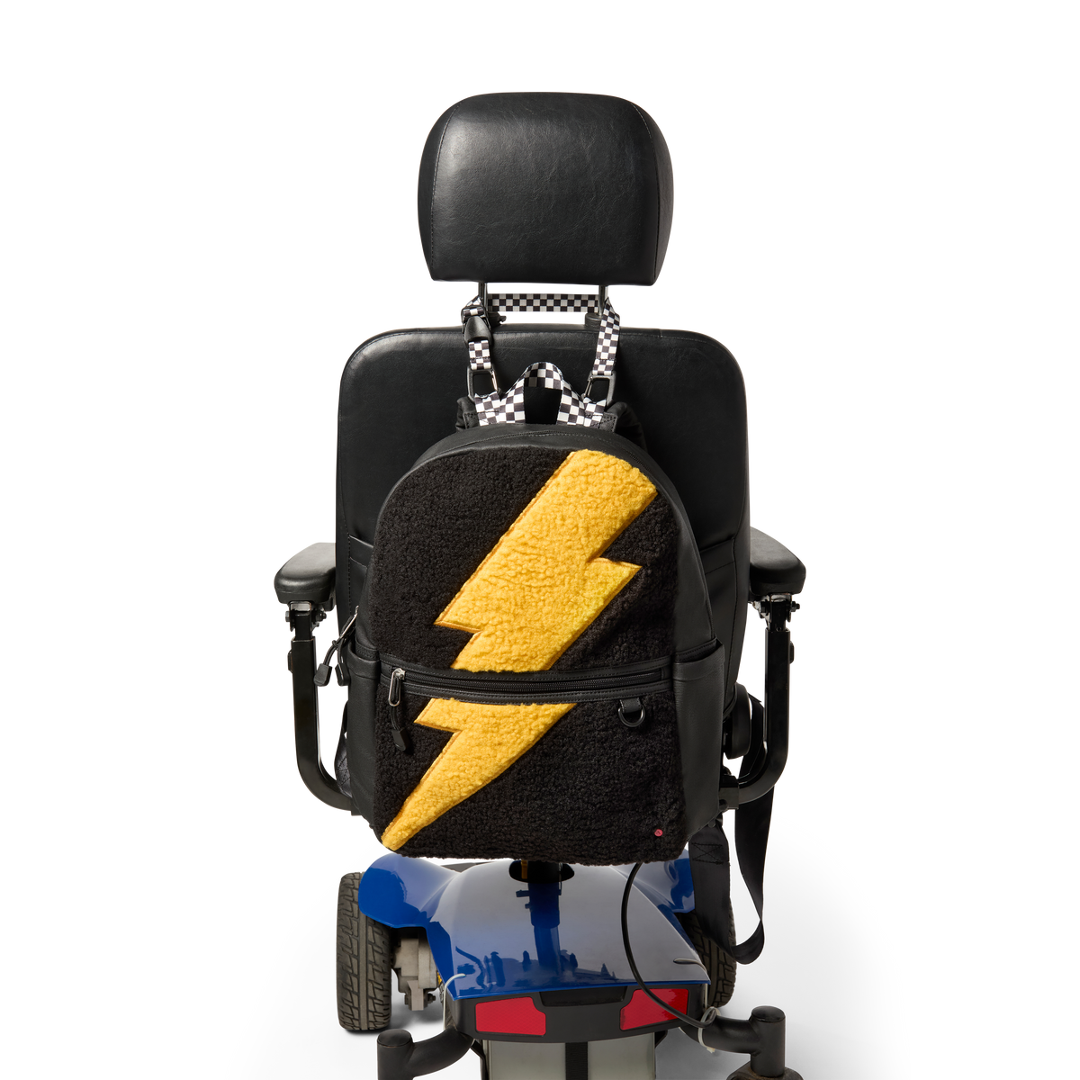 STATE Bags Adaptive Kit Checkerboard on wheelchair click to zoom