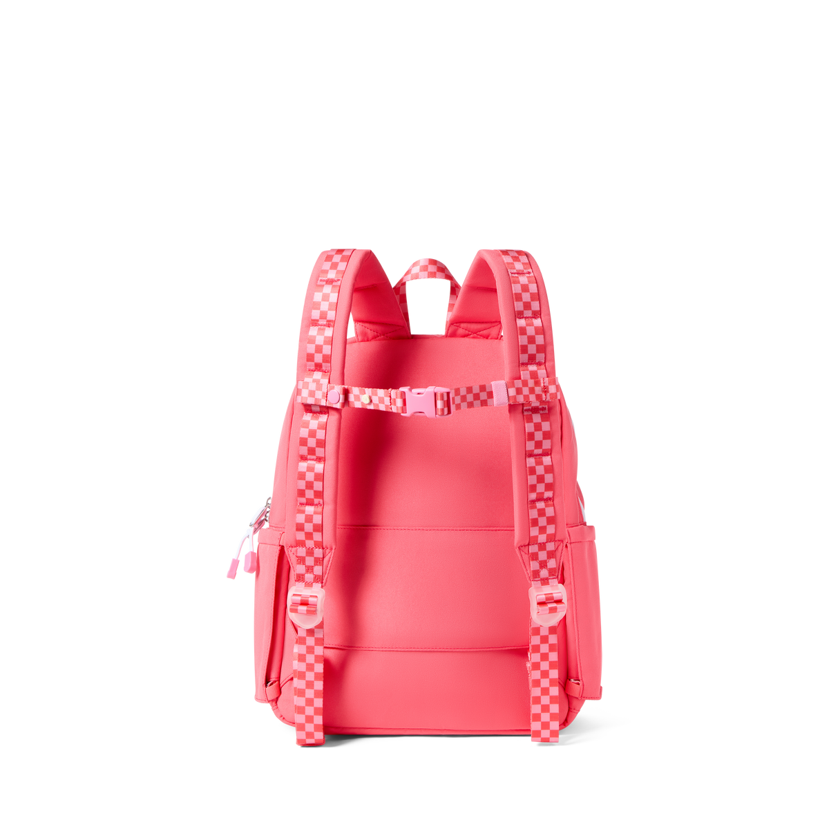 STATE Bags Detachable Chest Strap Strawberry Check Front View Click to Zoom