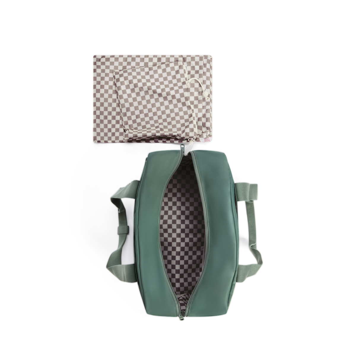 STATE Bags Wellington weekender medium interior