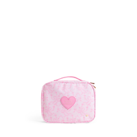STATE x LoveShack Fancy Bensen Toiletry Kit Pink Vanilla Front View Click to Zoom