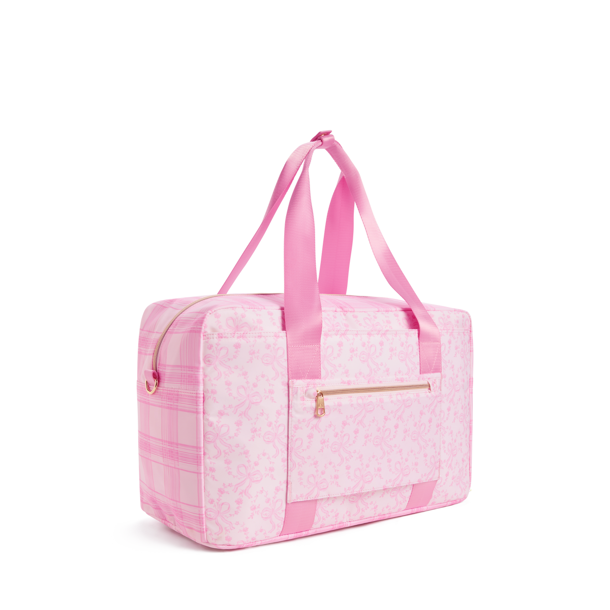 STATE x LoveShackFancy Wellington Weekender Pink Vanilla Back View Click to Zoom