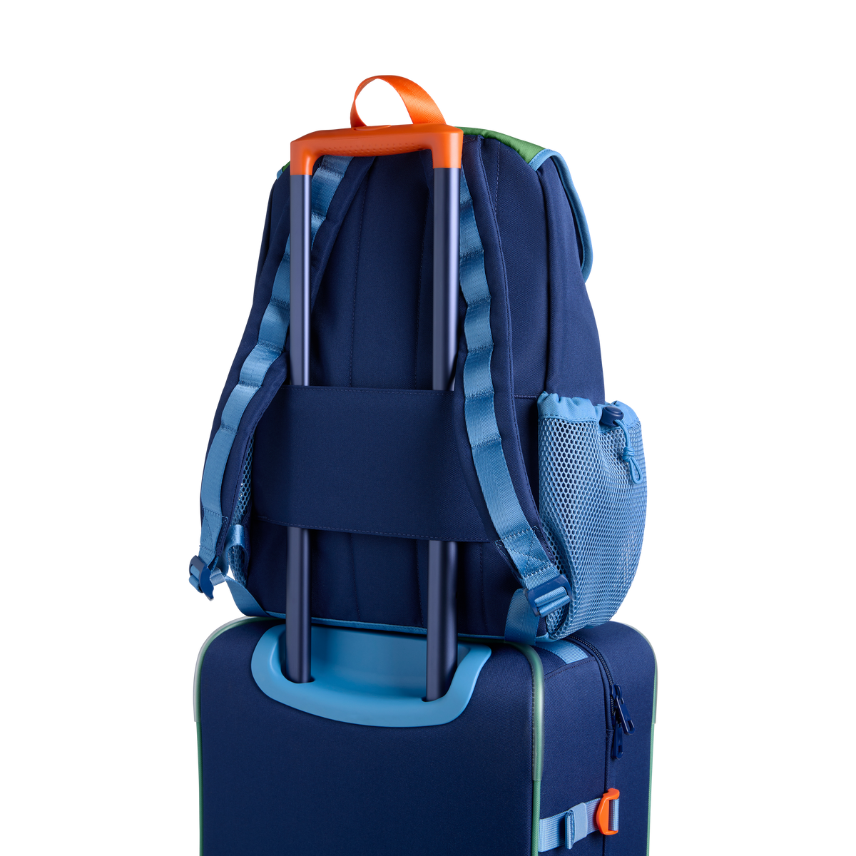 STATE Bags Charlie Explorer Backpack Green/Blue/Orange Back View Click to Zoom