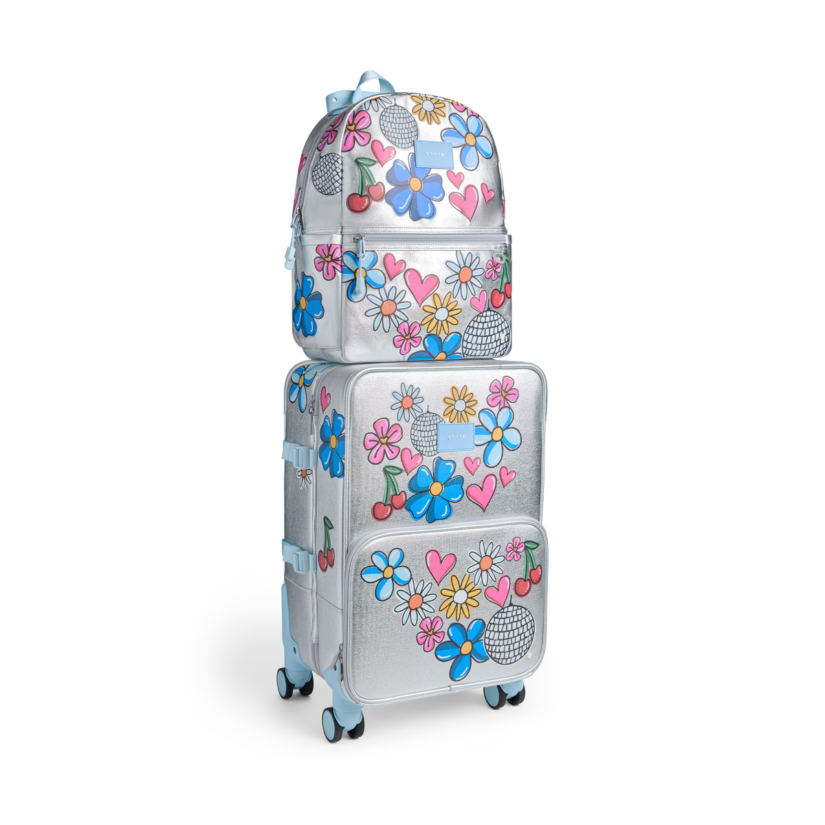 STATE Bags Logan Carry-On Suitcase Graffiti Bundle View Click to Zoom