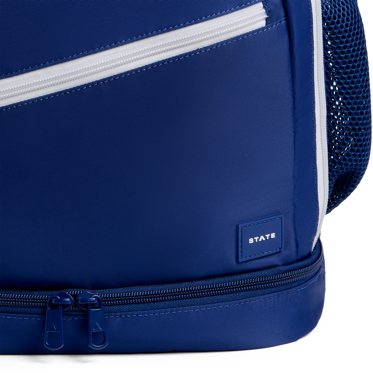 STATE Bags Lenox Tennis Bag Navy Close Up View Click to Zoom