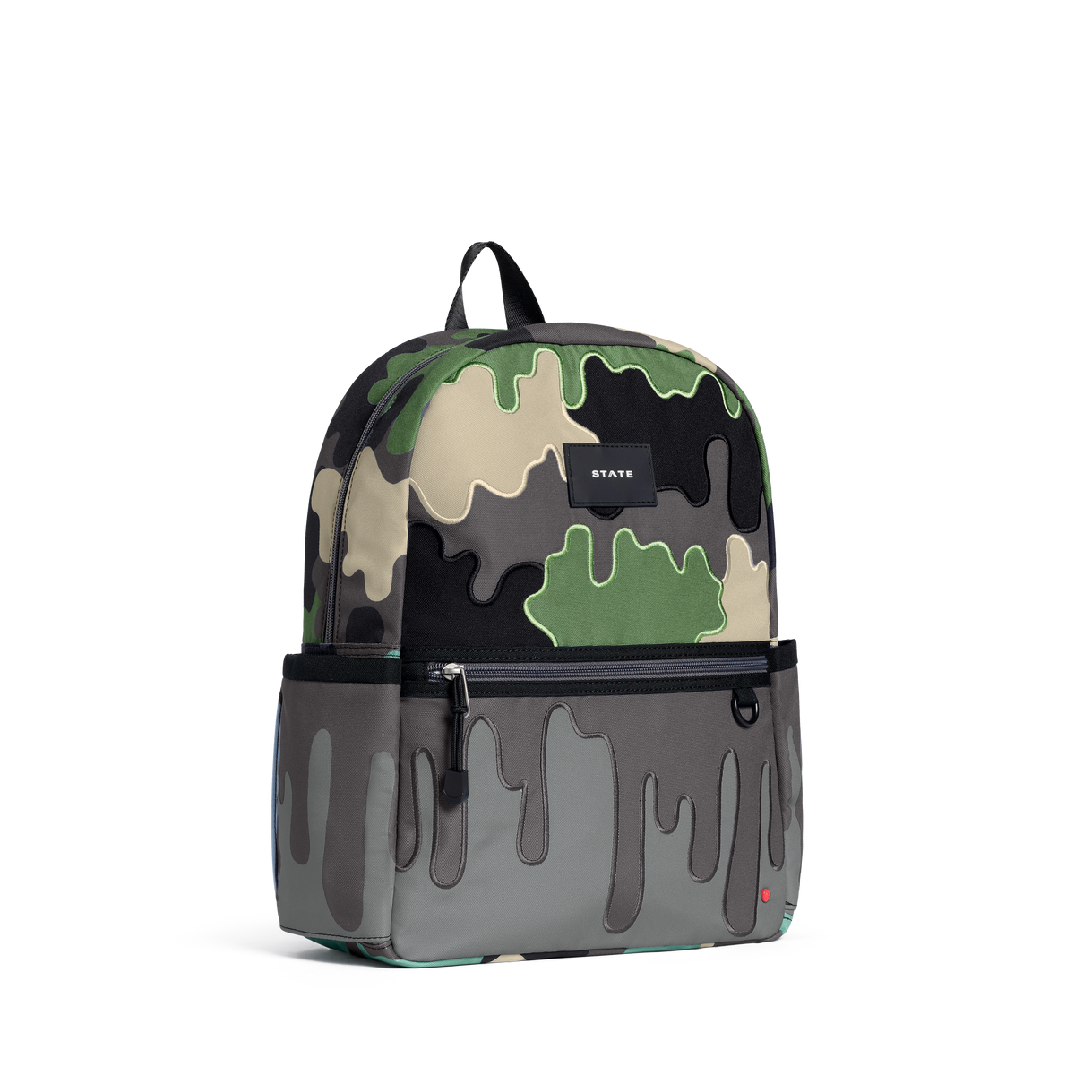 STATE Bags Kane Backpack Camo Drip Side View Click to Zoom
