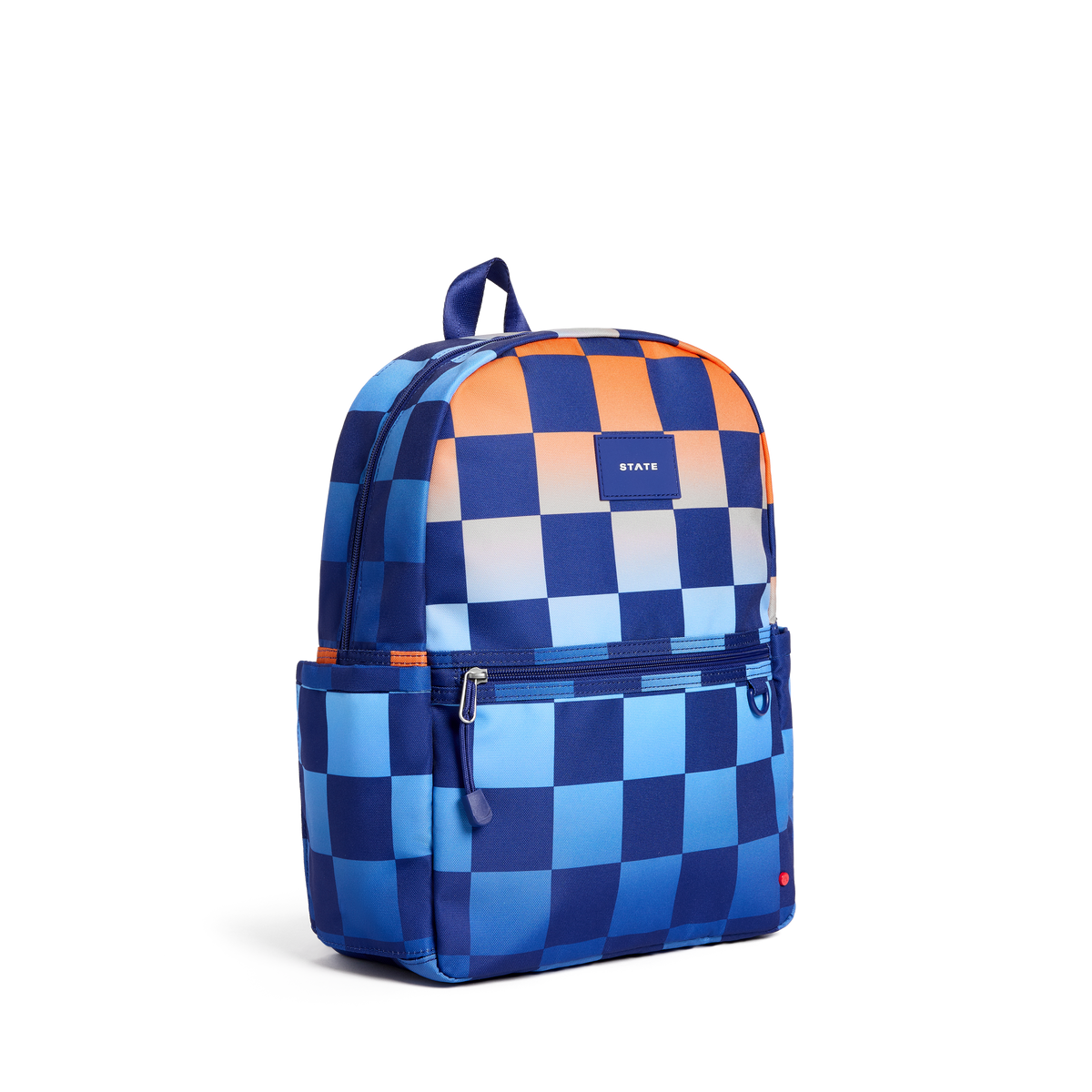 STATE Bags Kane Backpack Gradient Checkerboard Side View Click to Zoom