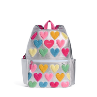 STATE Bags Kane Happy Fuzzy Hearts Front View Click to Zoom