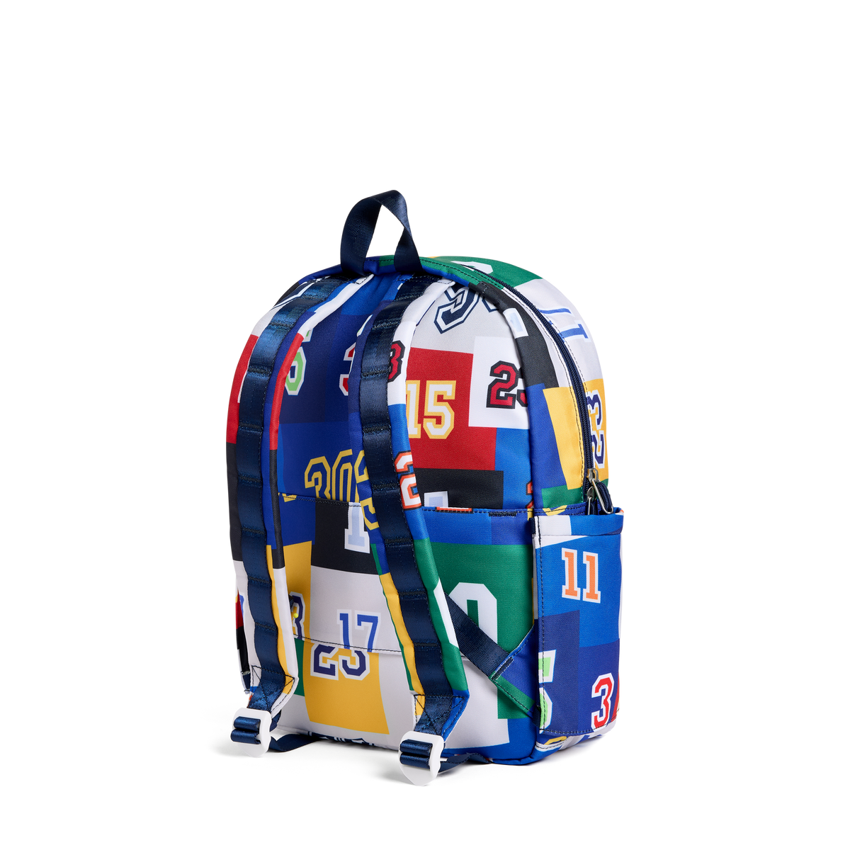 STATE Bags Kane Backpack Varsity Numbers Back View Click to Zoom