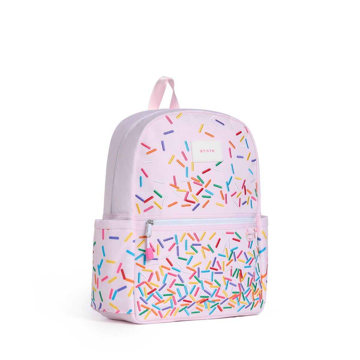 STATE Bags Kane Backpack Sprinkles Front Side View Click to Zoom