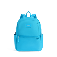STATE Bags Kane Double Pocket Backpack Bright Blue Front View Click to Zoom