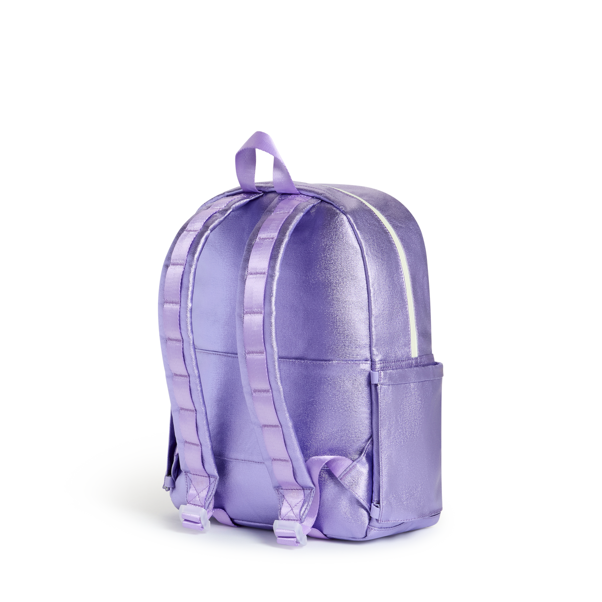 STATE Bags Kane Backpack Lilac Quilted Sequins Back View Click to Zoom