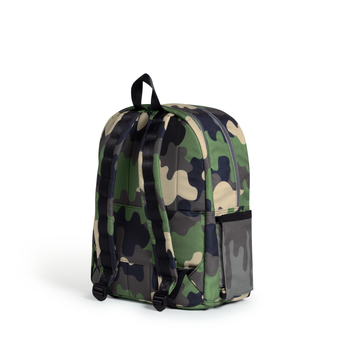 STATE Bags Kane Double Pocket Backpack Camo drip Back View Click to Zoom