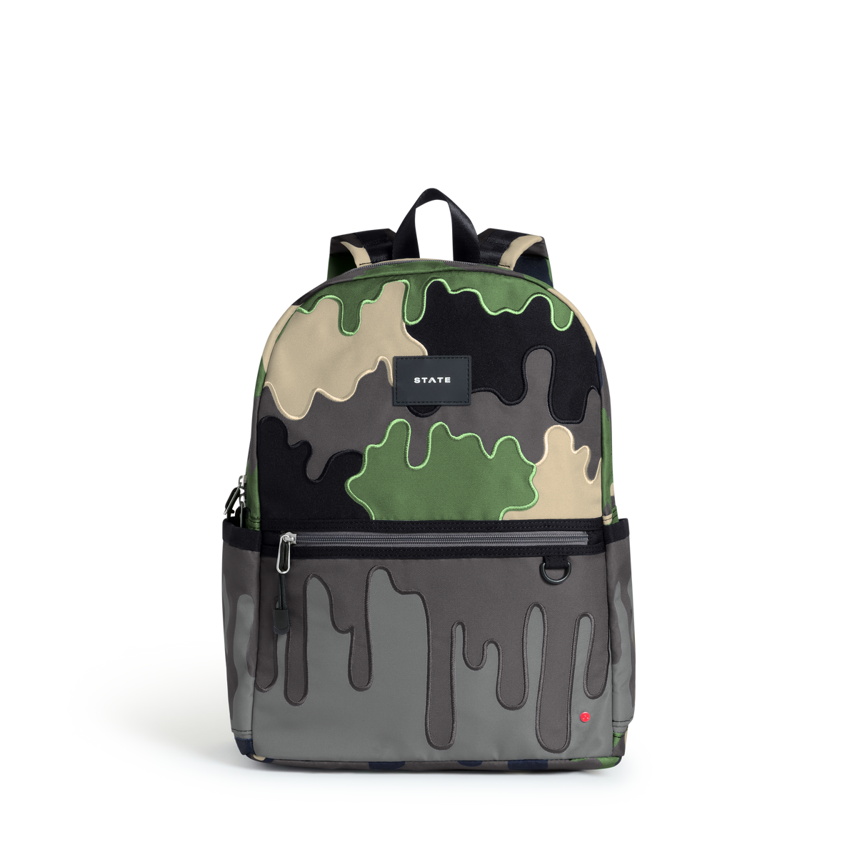 STATE Bags | Kane Kids Double Pocket Backpack Recycled Poly Canvas Pink ...