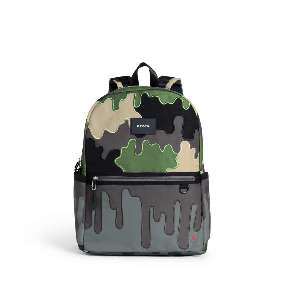 STATE Bags | Kane Kids Double Pocket Backpack Printed Canvas Camo