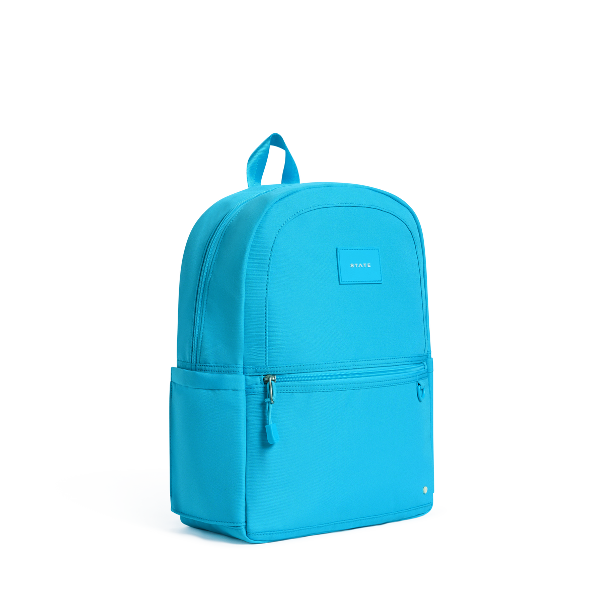 STATE Bags Kane Backpack Bright Blue Front Side View Click to Zoom