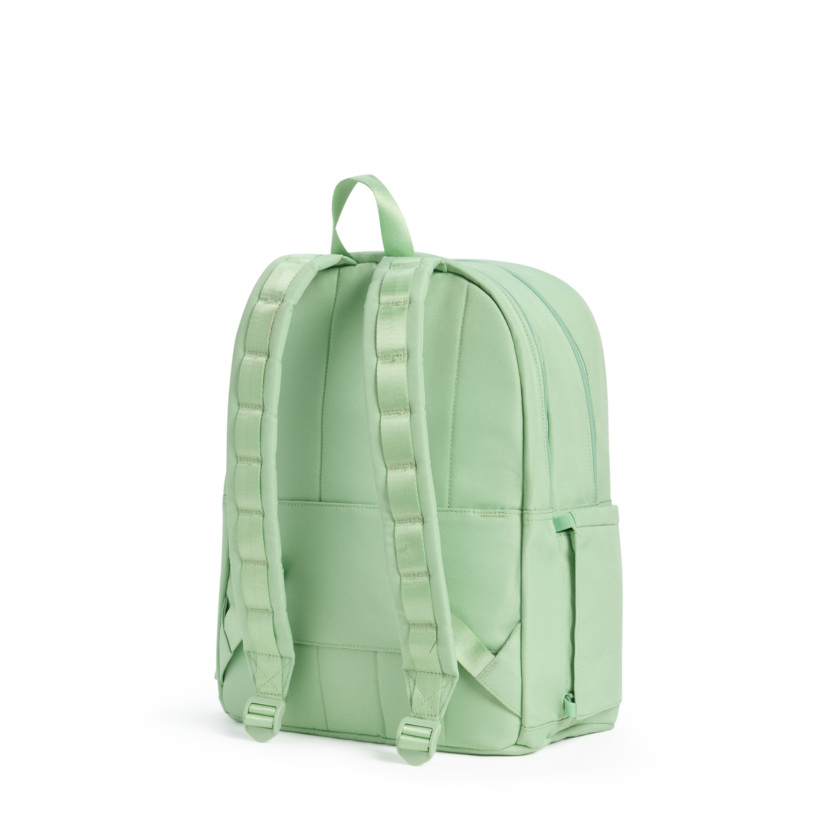 STATE Bags Kane Double Pocket Backpack Green Back View Click to Zoom
