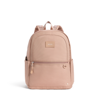 STATE Bags Kane Double Pocket Backpack Mocha Front View Click to Zoom