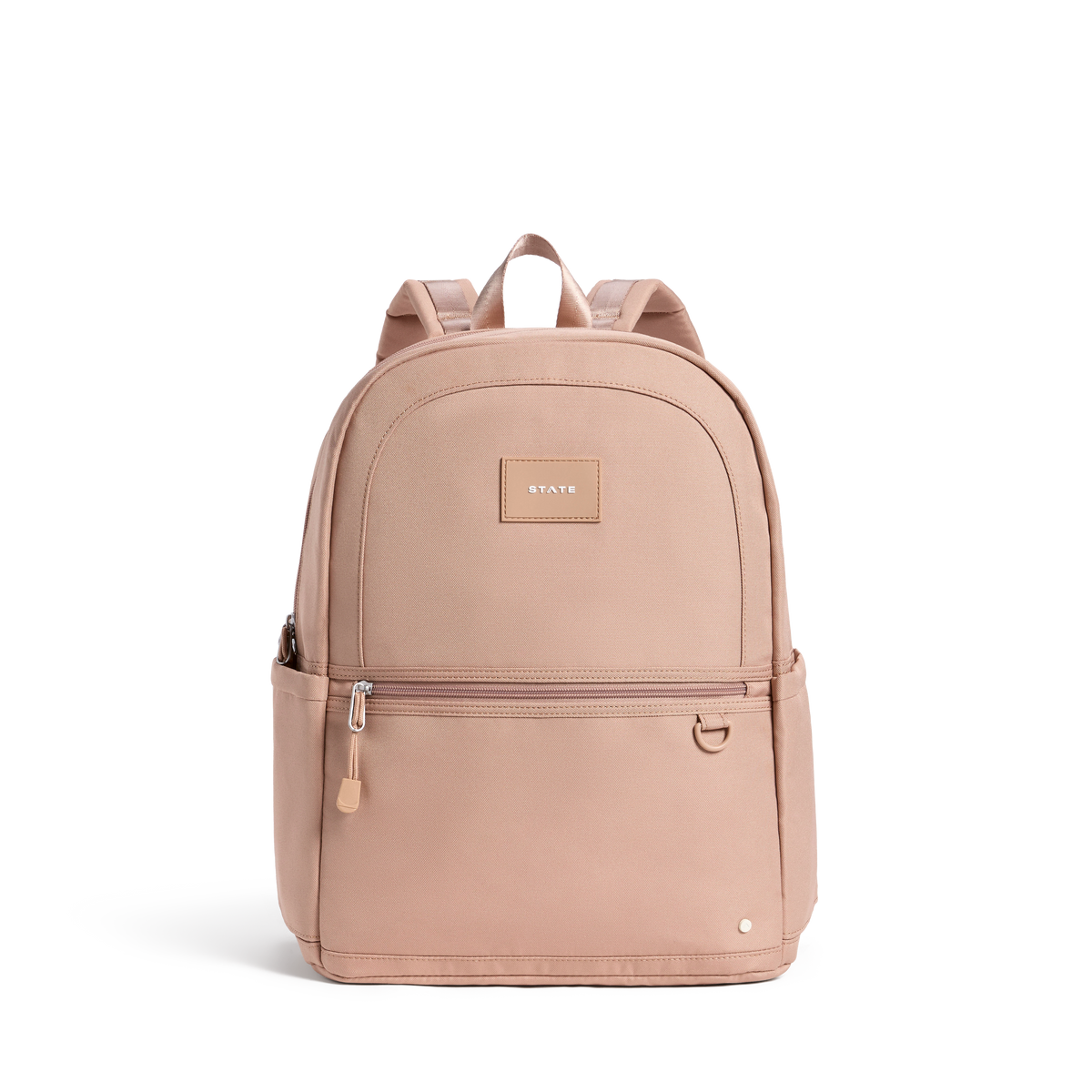 STATE Bags | Kane Double Pocket Backpack Metallic 3D Hearts
