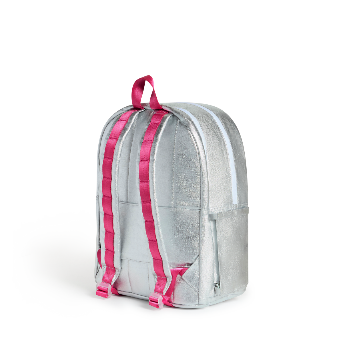 STATE Bags Kane Double Pocket Backpack Happy Fuzzy Hearts Back View Click to Zoom