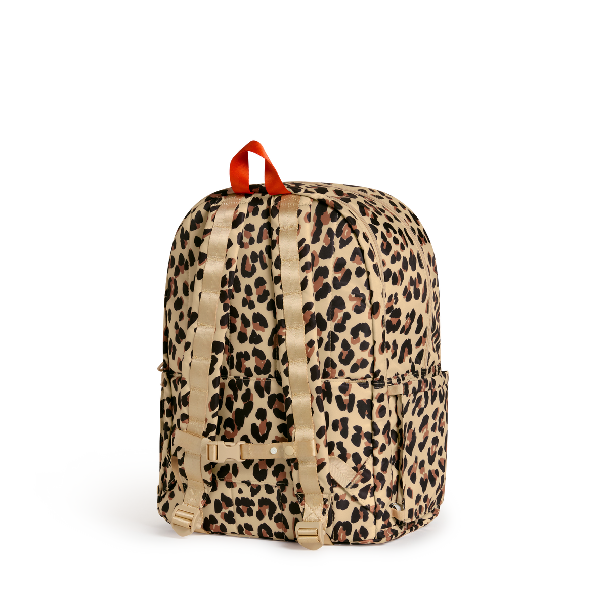 STATE Bags Reed Backpack Leopard Back View Click to Zoom