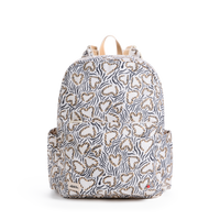 STATE x MagneticMe Lorimer Diaper Bag Leopard Hearts Front View Click to Zoom