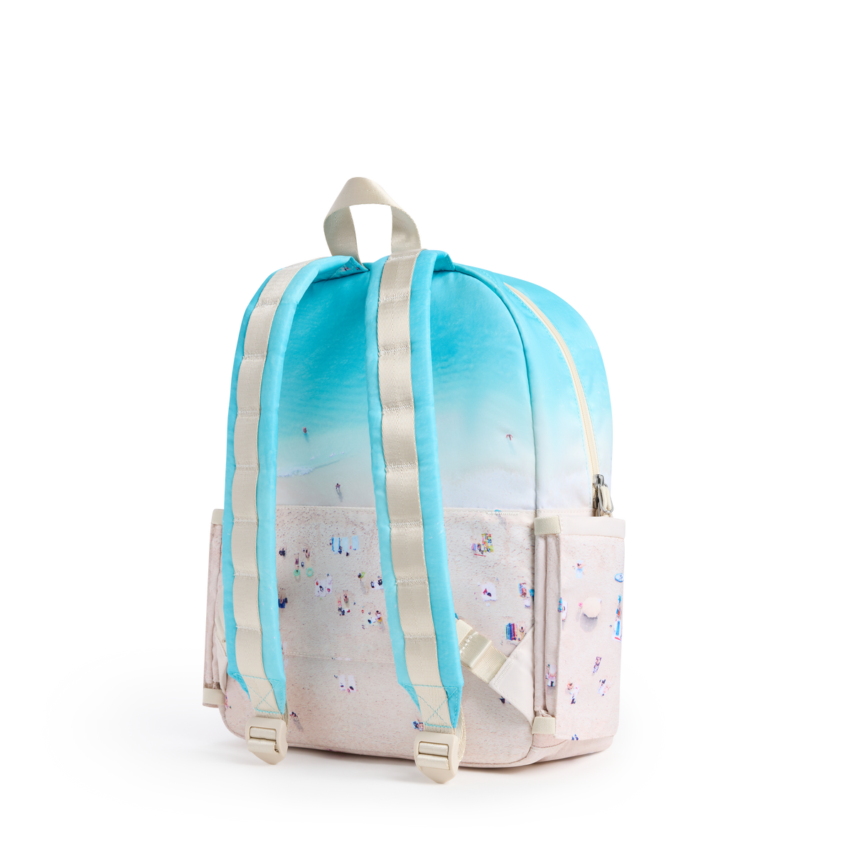 STATE x Gray Malin Kane Backpack Beach Umbrellas Back View Click to Zoom