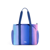 STATE Bags Riley Tennis Tote Blue/Pink Gradient Front View Click to Zoom