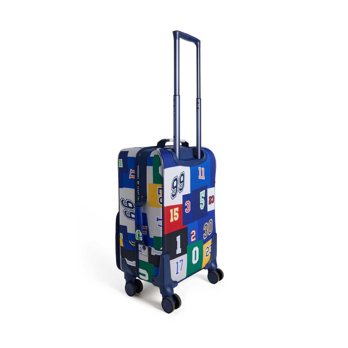 STATE Bags Logan Carry-On Suitcase Varisty Numbers Back View Click to Zoom