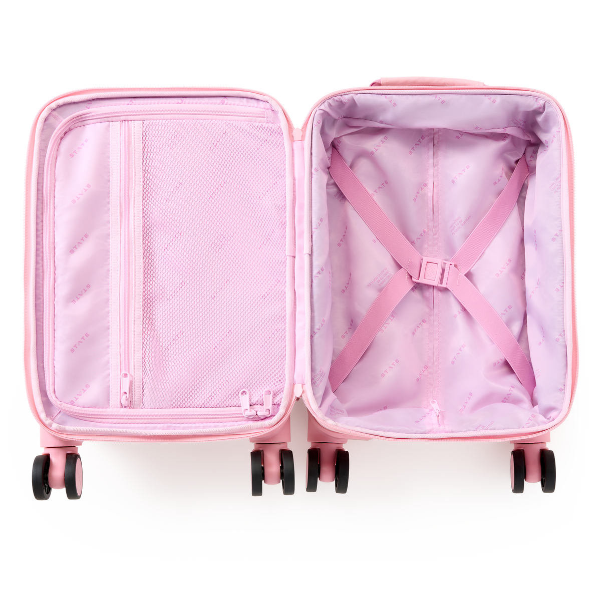STATE Bags Mini Logan Carry-On Suitcase House overhead interior View Click to Zoom