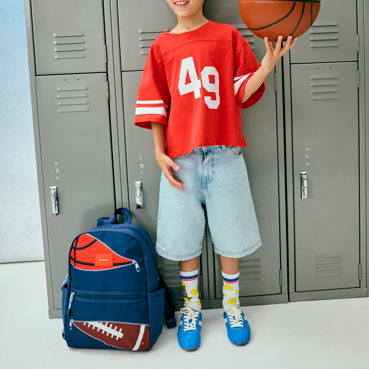 boy with Kane Backpack sports