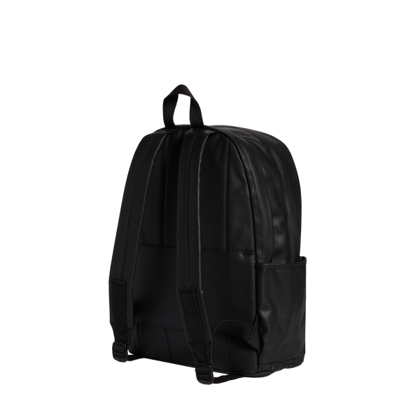 Kane Double Pocket Large Backpack Coated Canvas Black