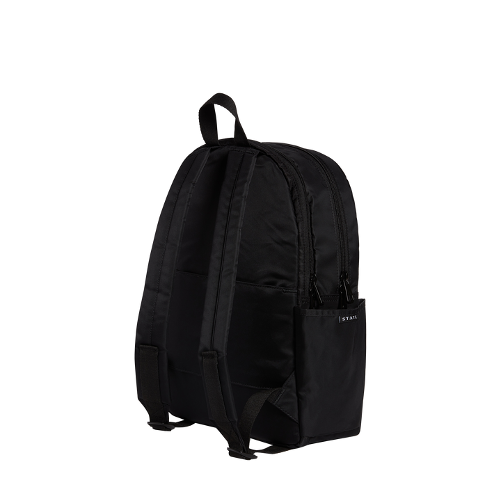 Kane Double Pocket Backpack Nylon Black