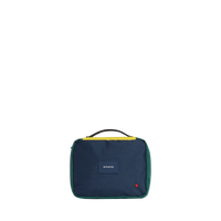 STATE bags Bensen toiletry kit polyester canvas green/navy front view click to zoom 