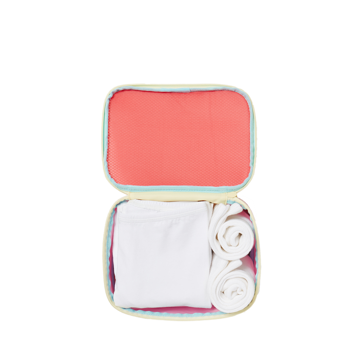 STATE Bags Bensen Toiletry Kit Metallic Pink/Silver